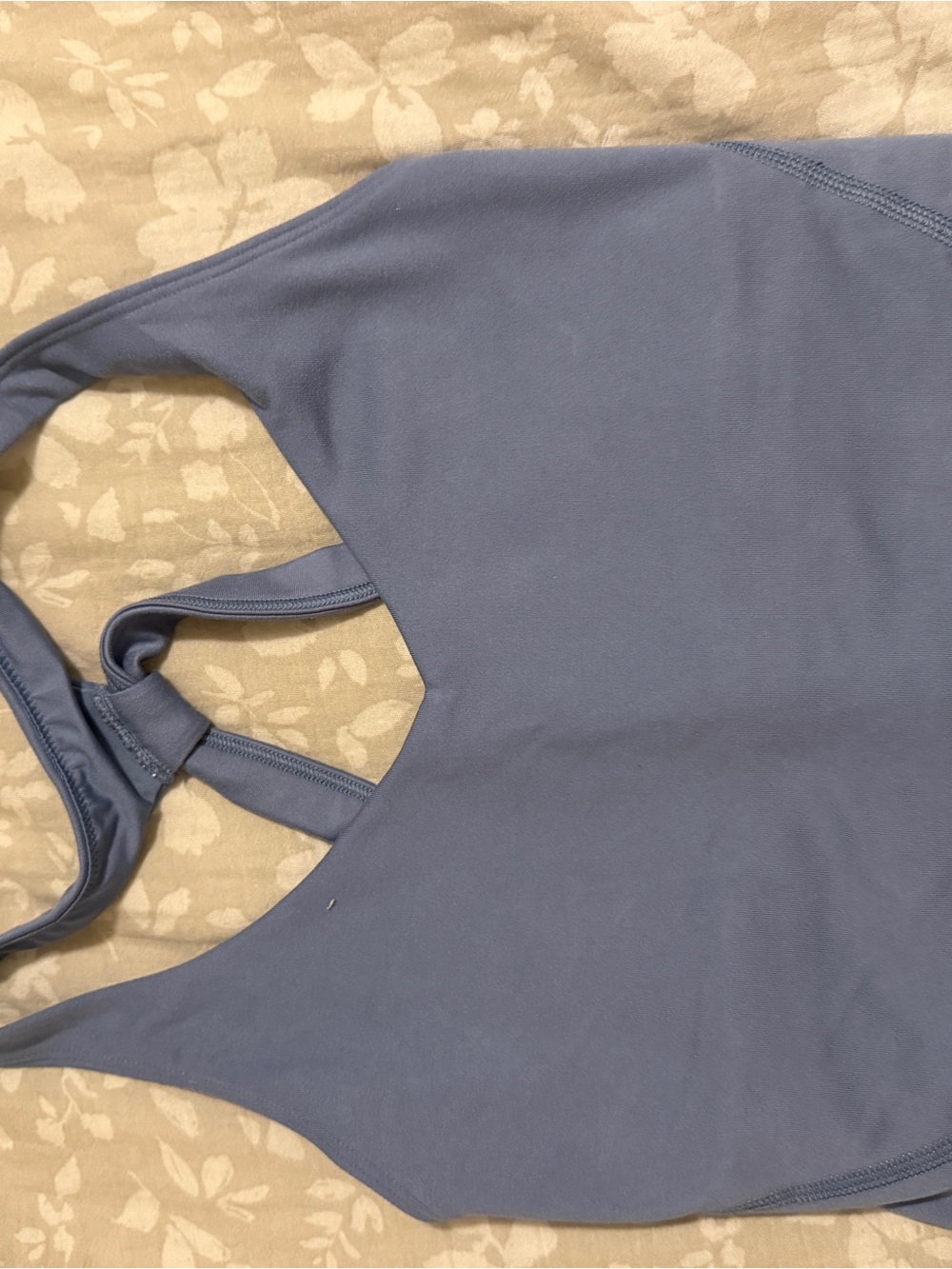 aerie Dusty Blue Racerback Sports Bralette